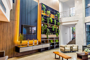 Sala de TV e salas sociais