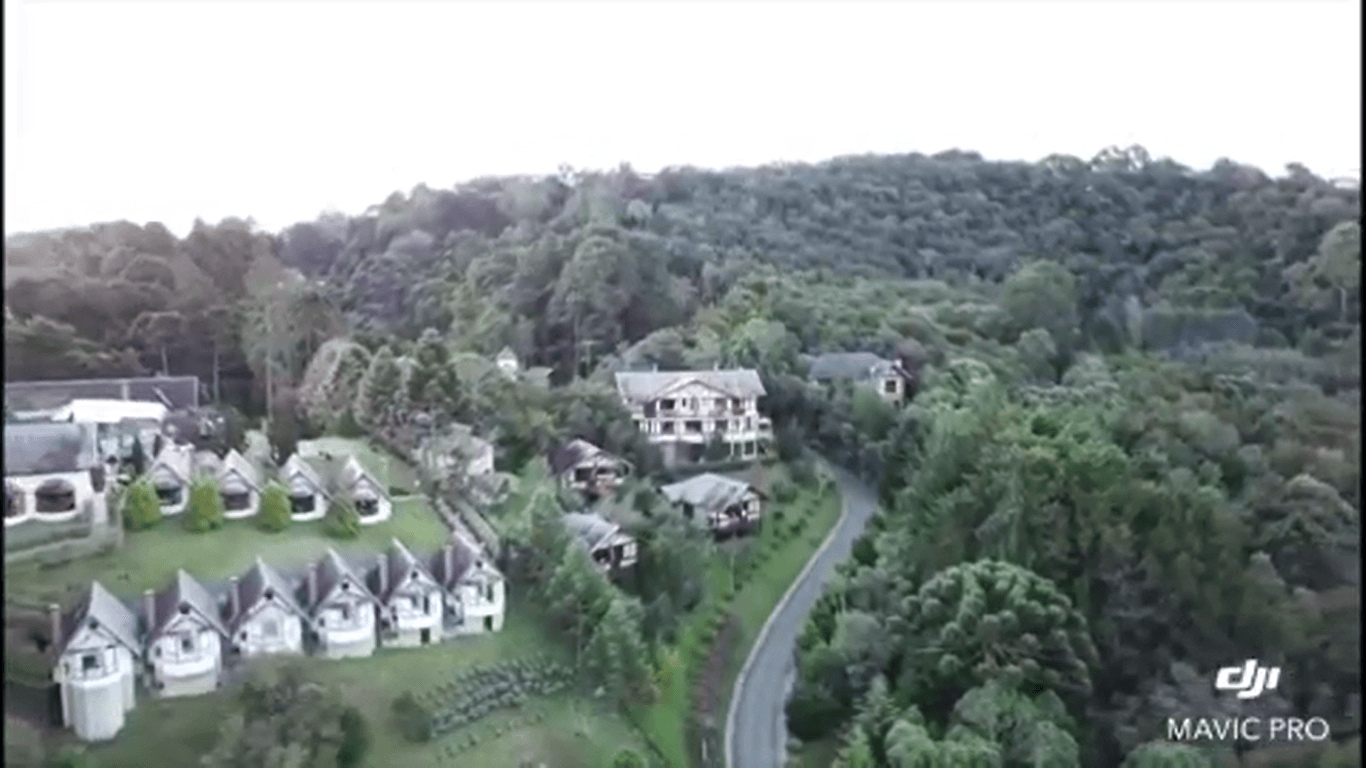 Vídeo de drone no Mirante da Colyna!