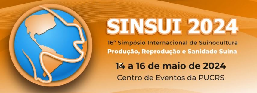 14/05/24 a 16/05/24 - XVI SINSUI – Simpósio Internacional de Suinocultura