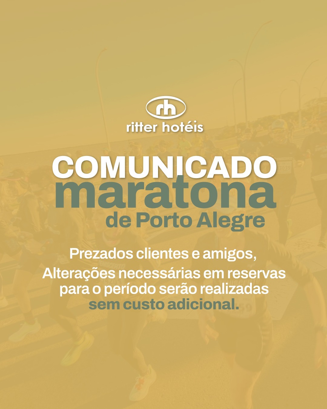 Maratona de Porto Alegre - alteração de data