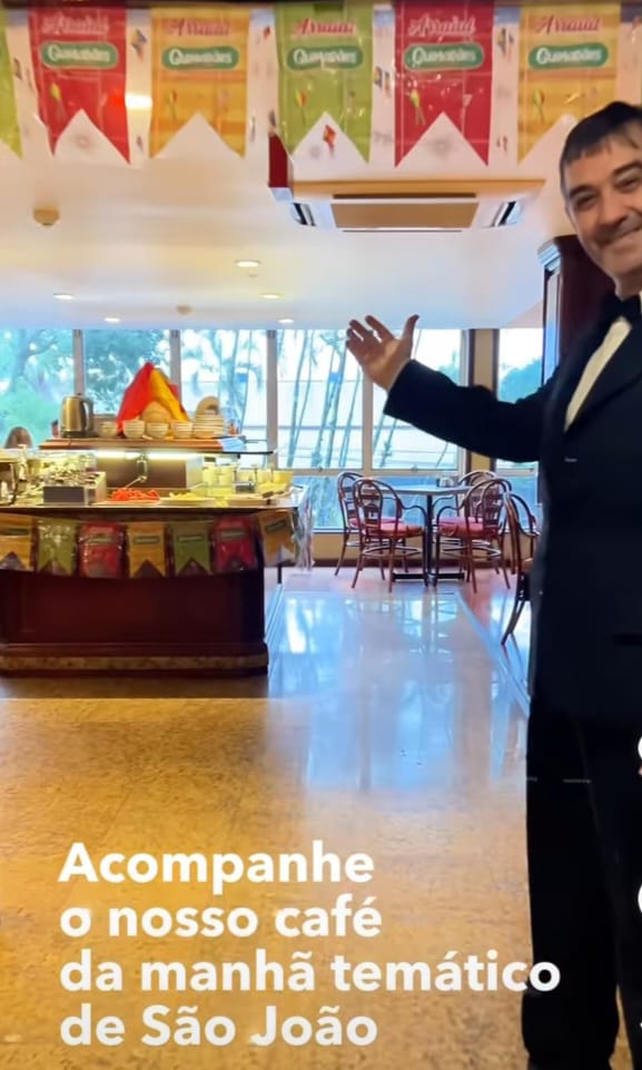 Café da manhã temático São João 🌽