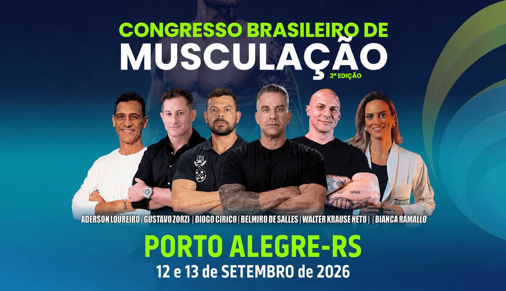 ENAF chega a Porto Alegre em setembro de 2026 com congresso, workshops e muito fitness