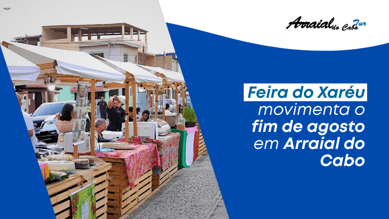 Gastronomia, artesanato e música em um só local: Feira do Xaréu movimenta o fim de agosto em Arraial do Cabo
