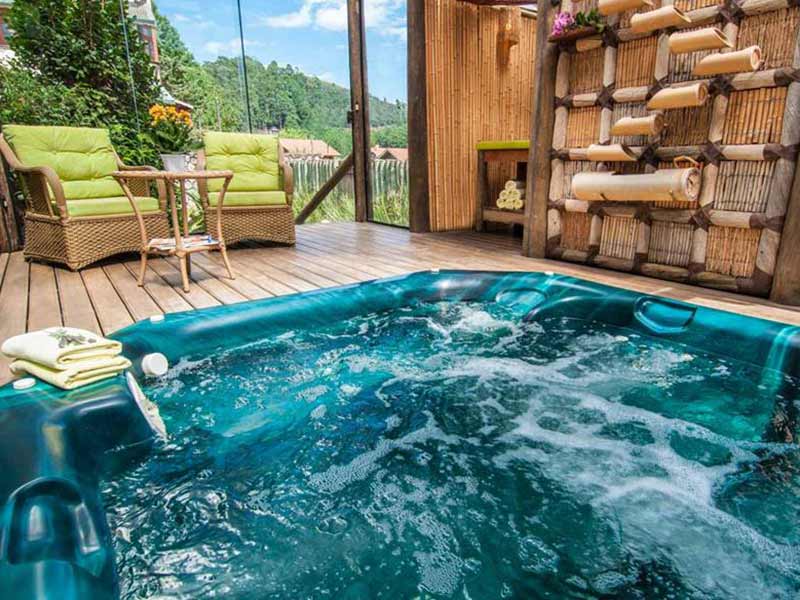 Hidro Spa Aquecido e Coberto
