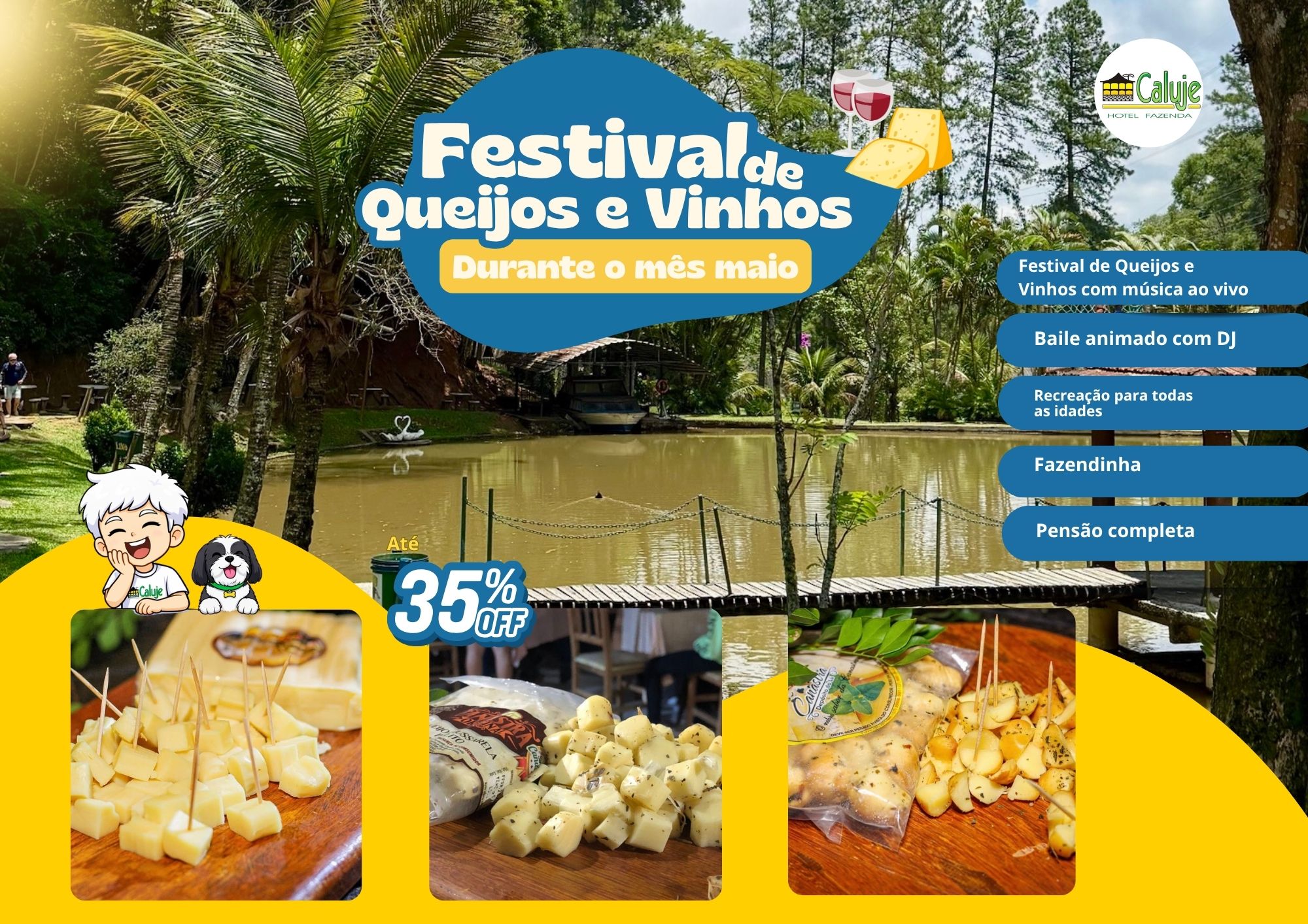 Festival de Queijos e Vinhos – Maio
